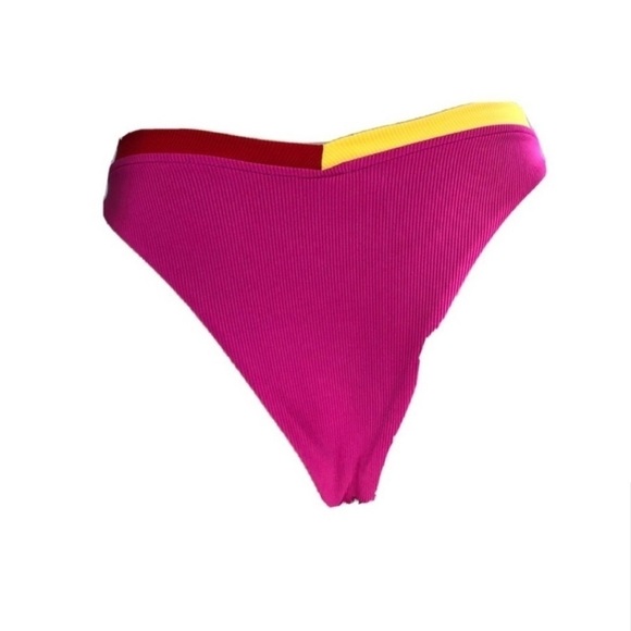 Vibrant Pink and Yellow Bikini for Swim - Picture 7 of 14